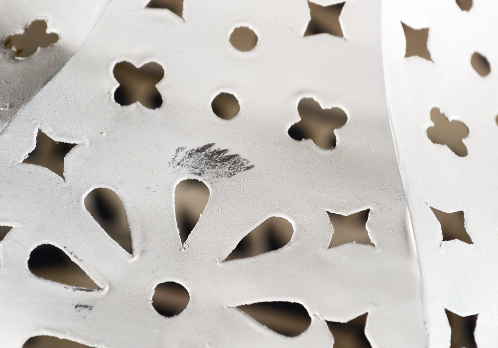 White Lantern Style Hanging Electric Lamp