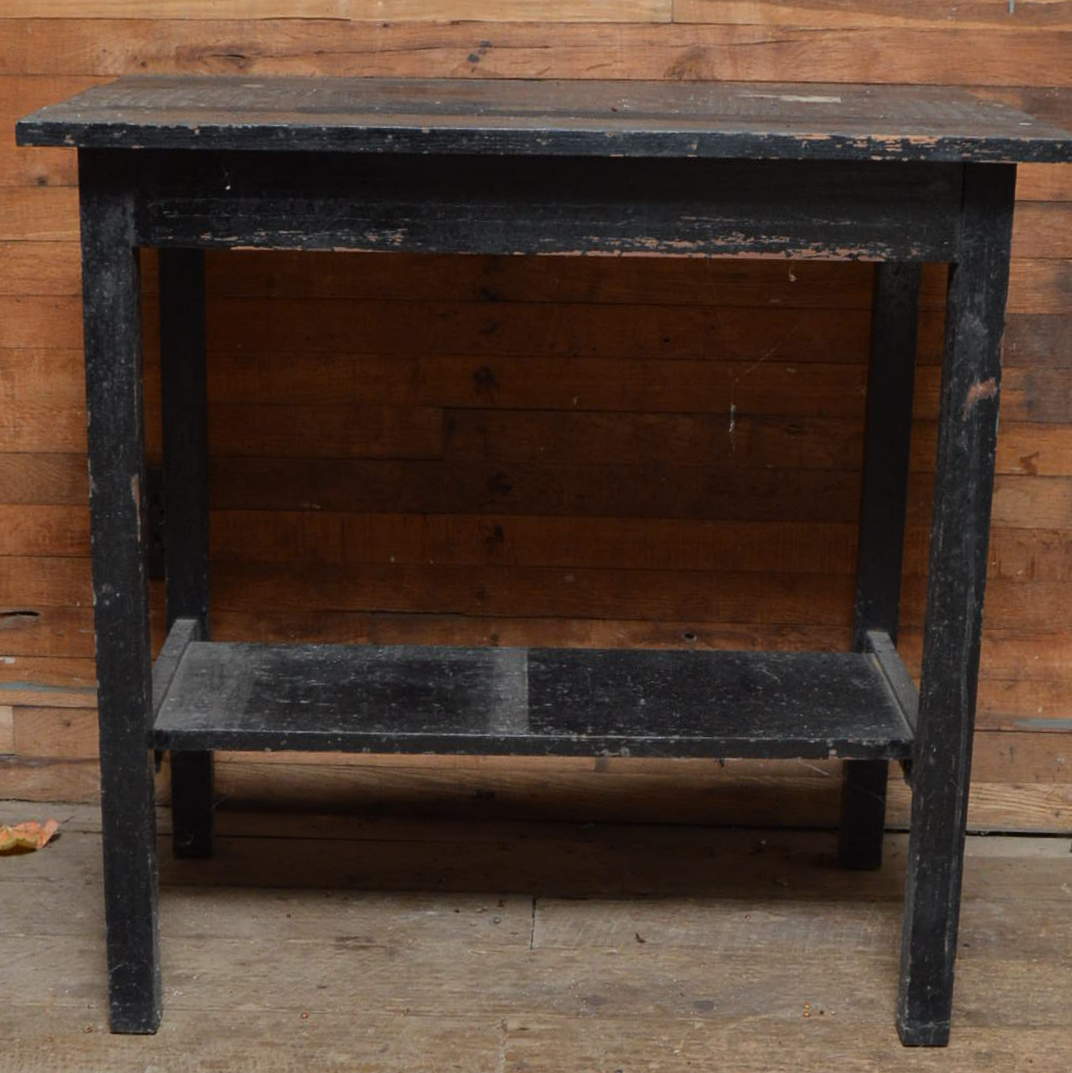 Vintage Black Accent Table