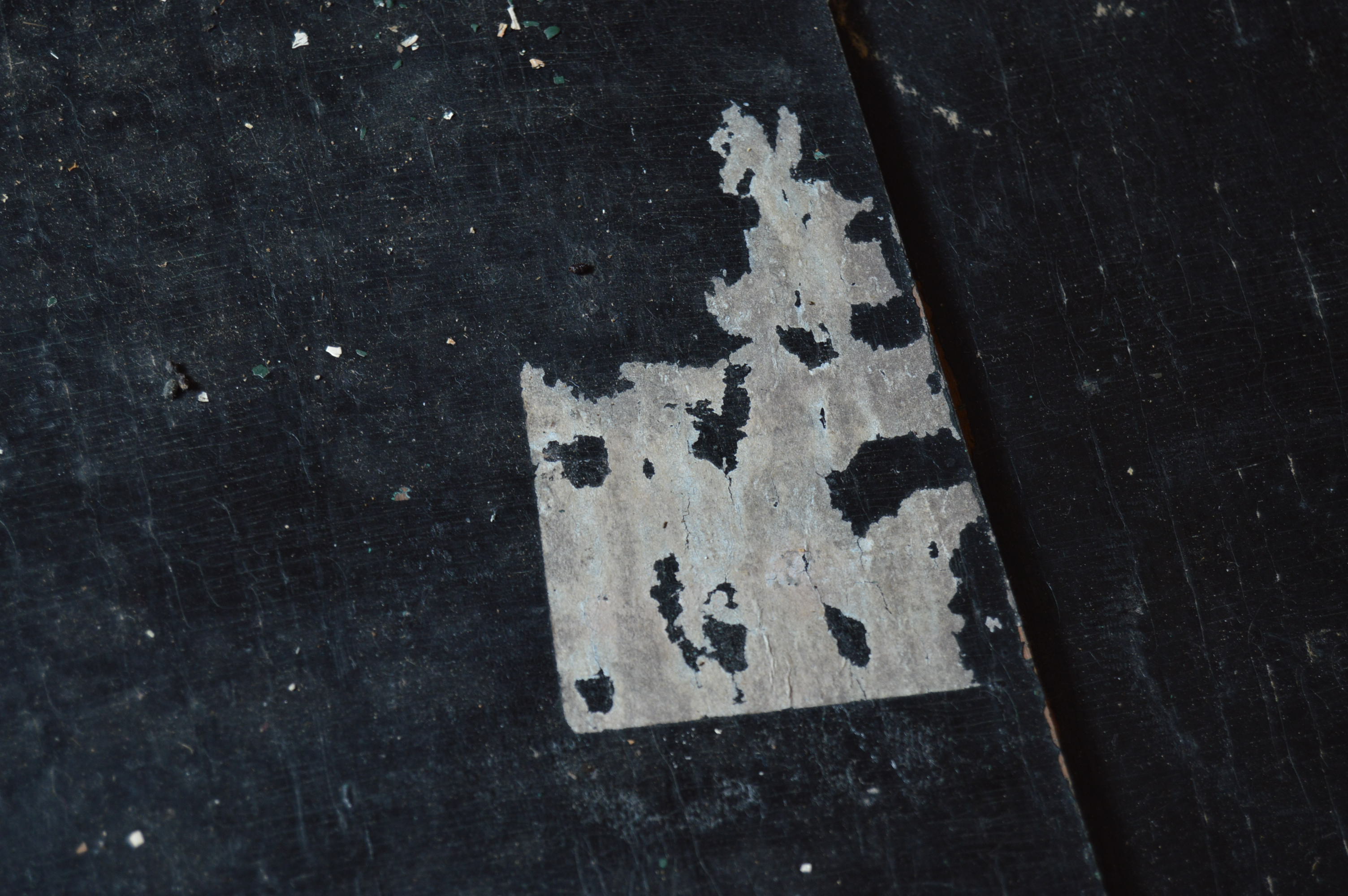 Vintage Black Accent Table