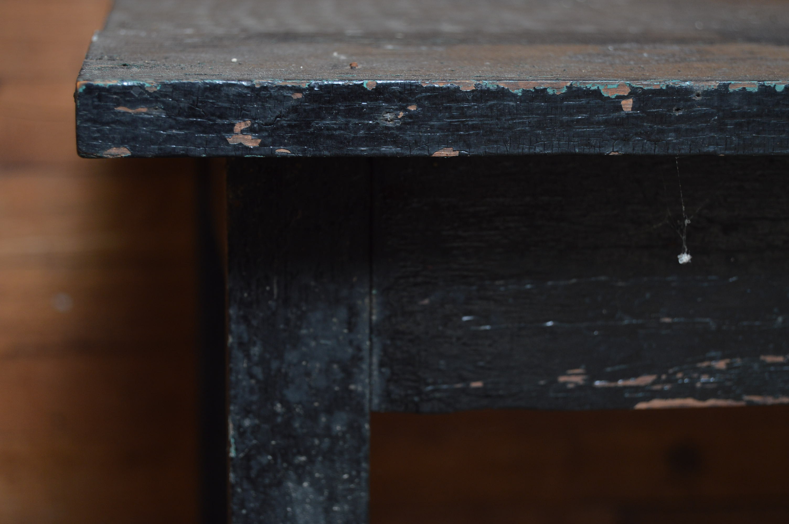 Vintage Black Accent Table