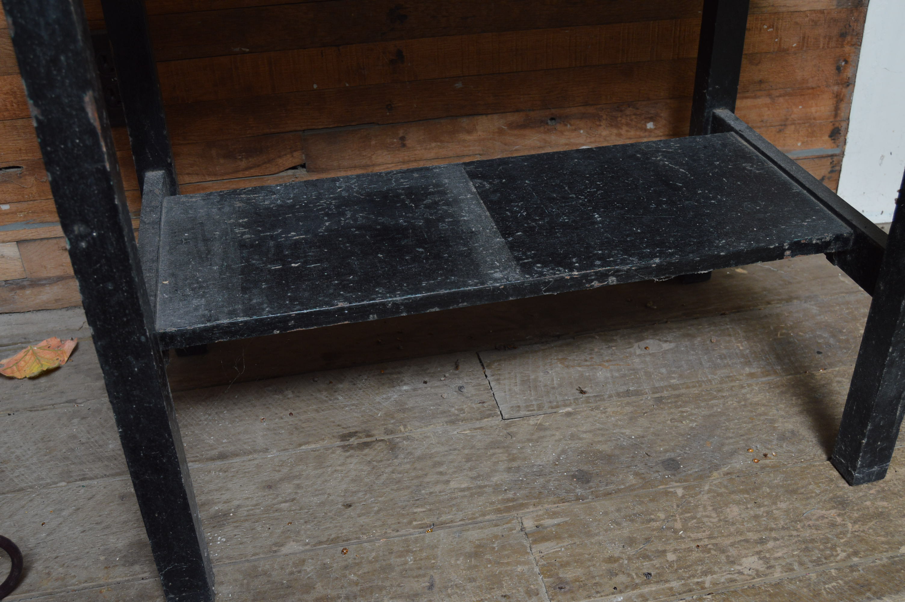 Vintage Black Accent Table