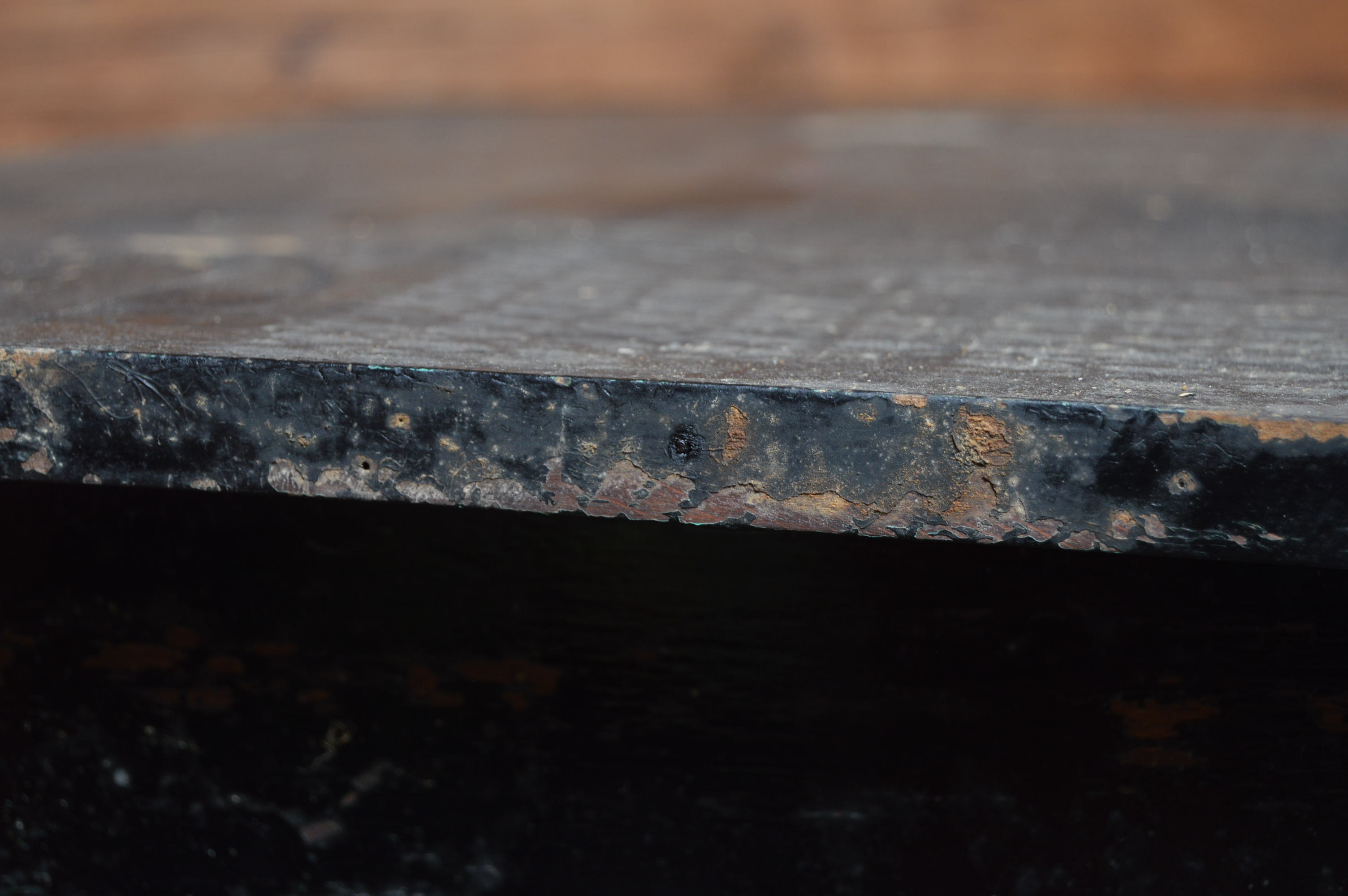 Vintage Black Accent Table