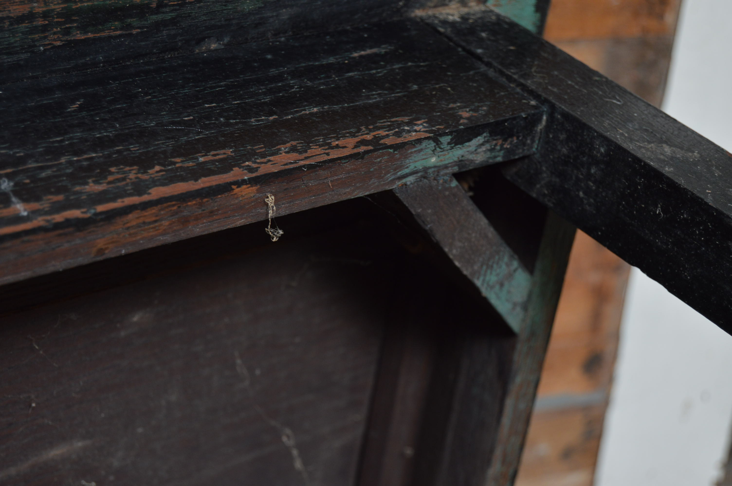 Vintage Black Accent Table