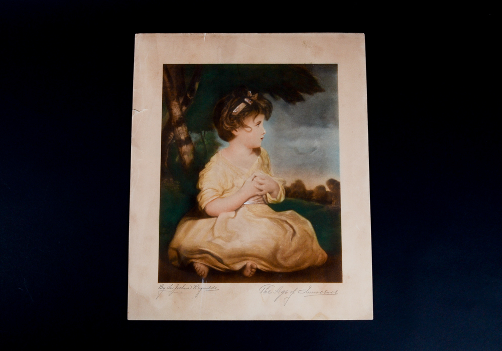 "The Age of Innocence" By Sir Joshua Reynolds Offset Print