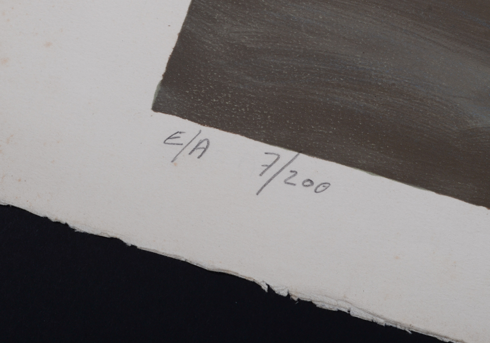 Tamard Signed Artist Proof of Farmhouse In Winter