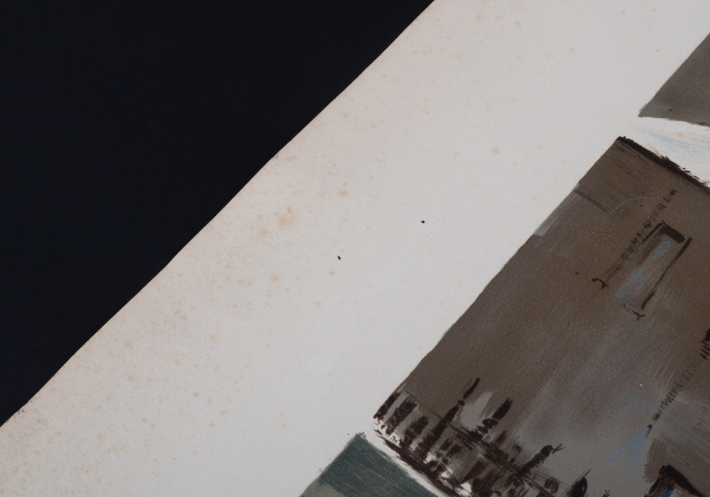 Tamard Signed Artist Proof of Farmhouse In Winter