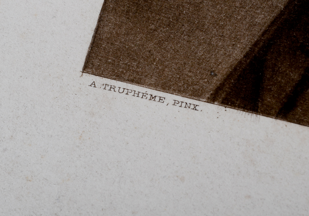 Antique Photogravure of Boys Singing