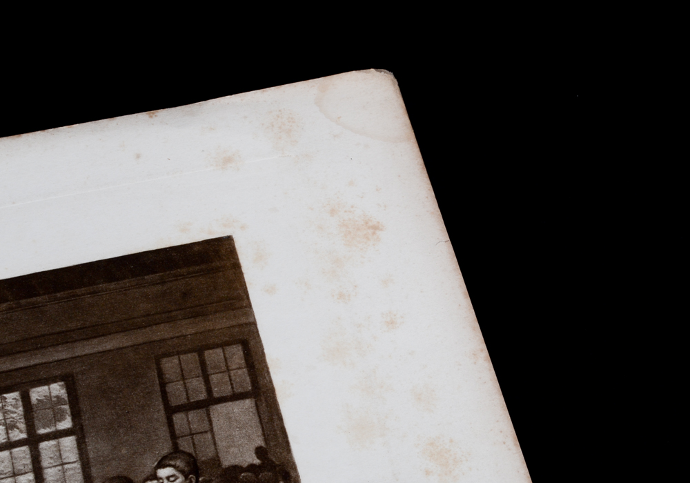 Antique Photogravure of Boys Singing