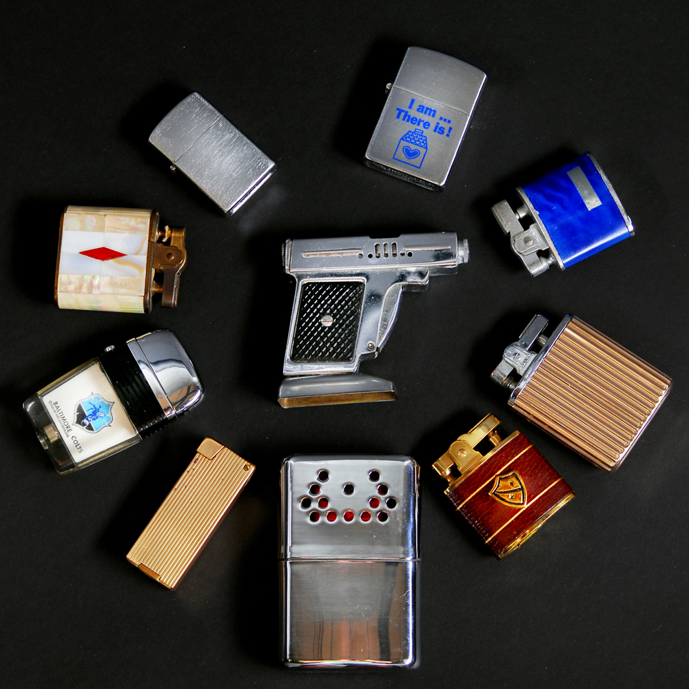 Assortment of Vintage Lighters