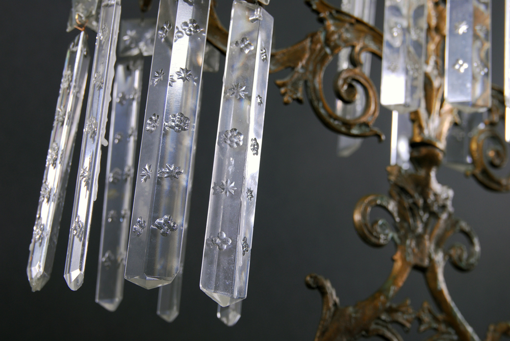 Crystal Mantle Candelabra