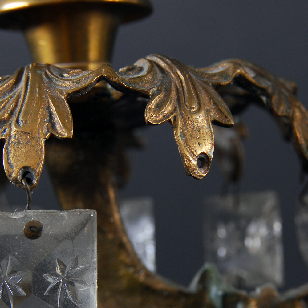 Crystal Mantle Candelabra