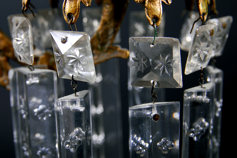 Crystal Mantle Candelabra