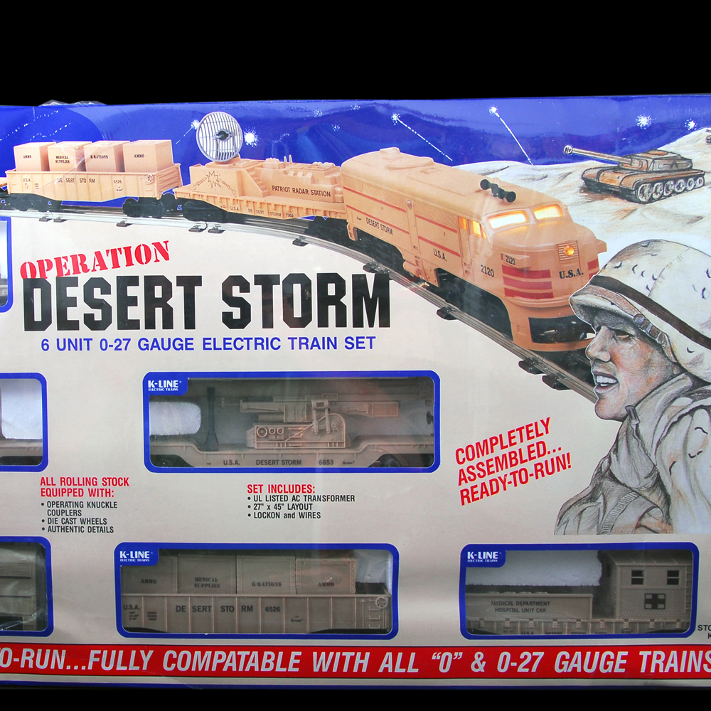 K-Line Operation Desert Storm "O" Gauge Train Set