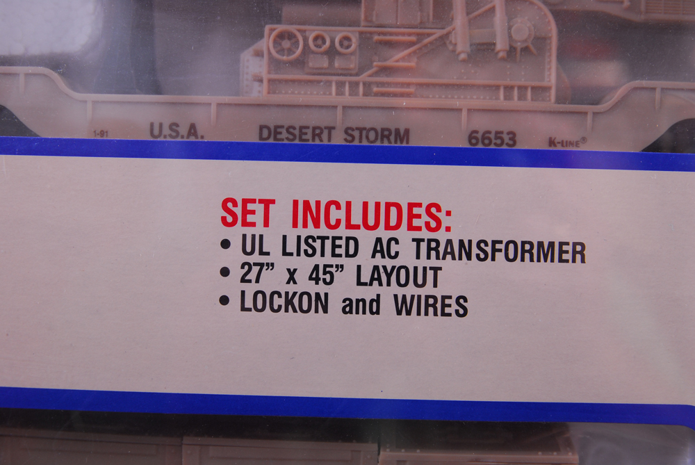 K-Line Operation Desert Storm "O" Gauge Train Set