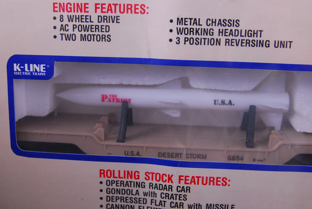 K-Line Operation Desert Storm "O" Gauge Train Set