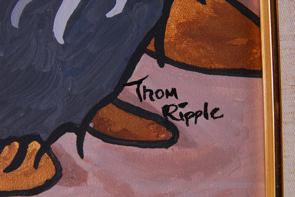 Thom Ripple "Victoria" Original Acrylic Painting