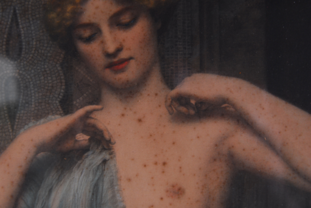 Vintage Restrike Etching After John William Godward