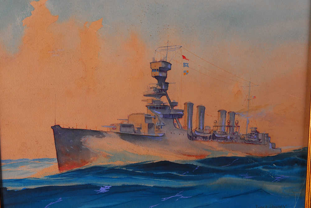 James Downey Watercolor on Paper