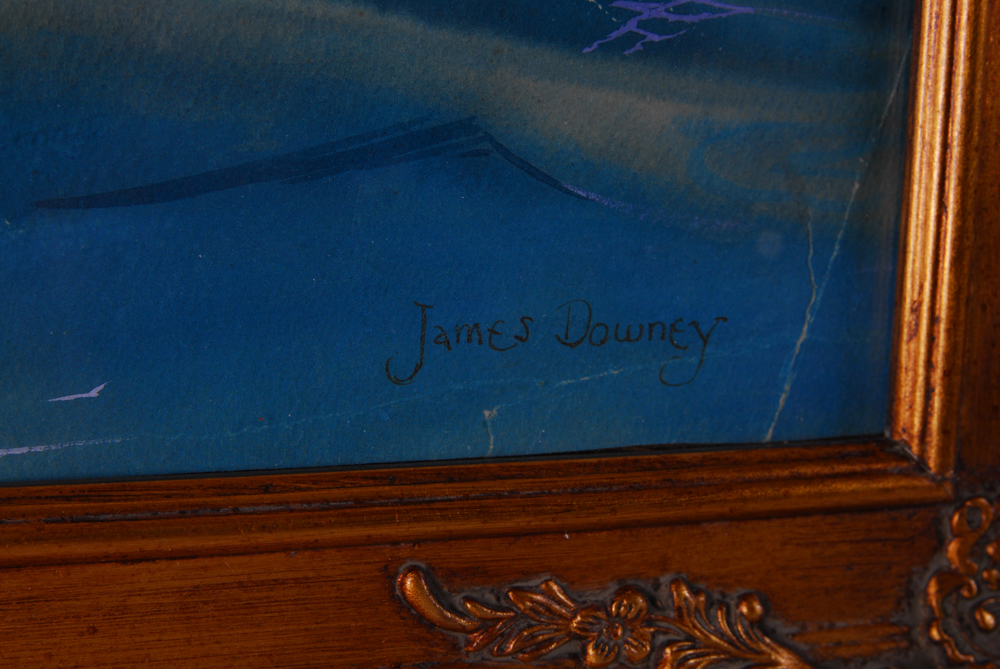 James Downey Watercolor on Paper