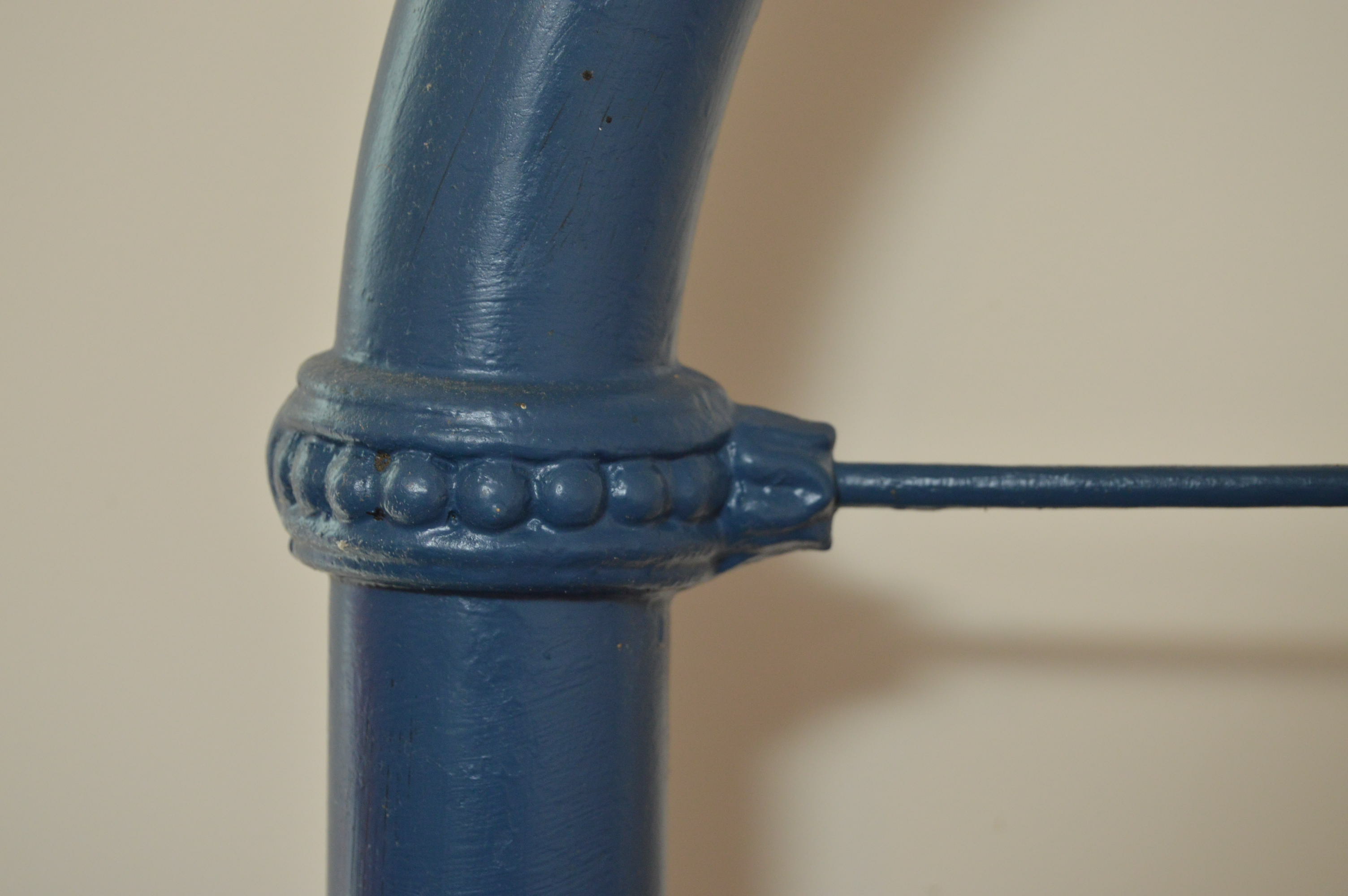 Pair of Vintage Painted Iron Full Size Bed Frames