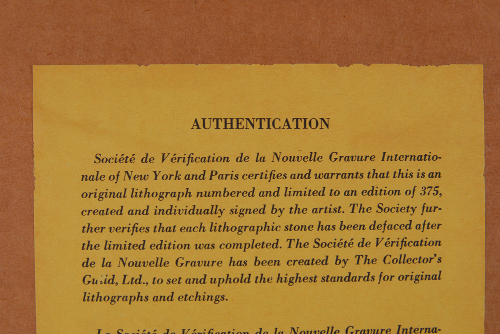 Limited Edition Hoi Lebadang Signed Lithograph with COA