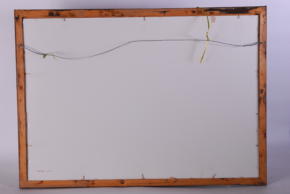 John W. Dunn Horse Racing Themed Gouache on Paper