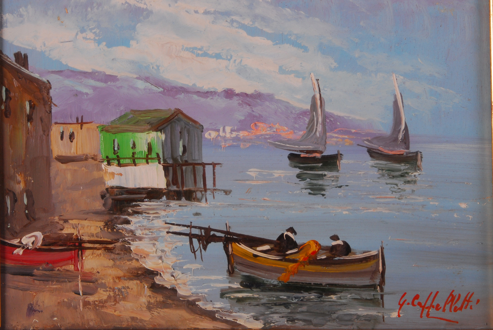 G. Cappelletti Landscape Oil on Canvas