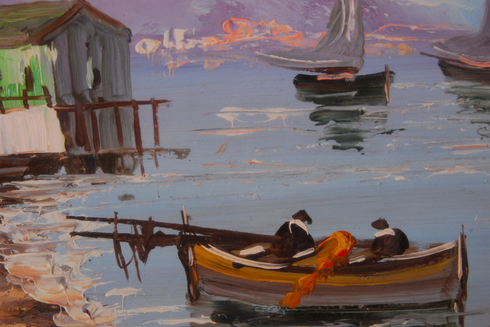 G. Cappelletti Landscape Oil on Canvas