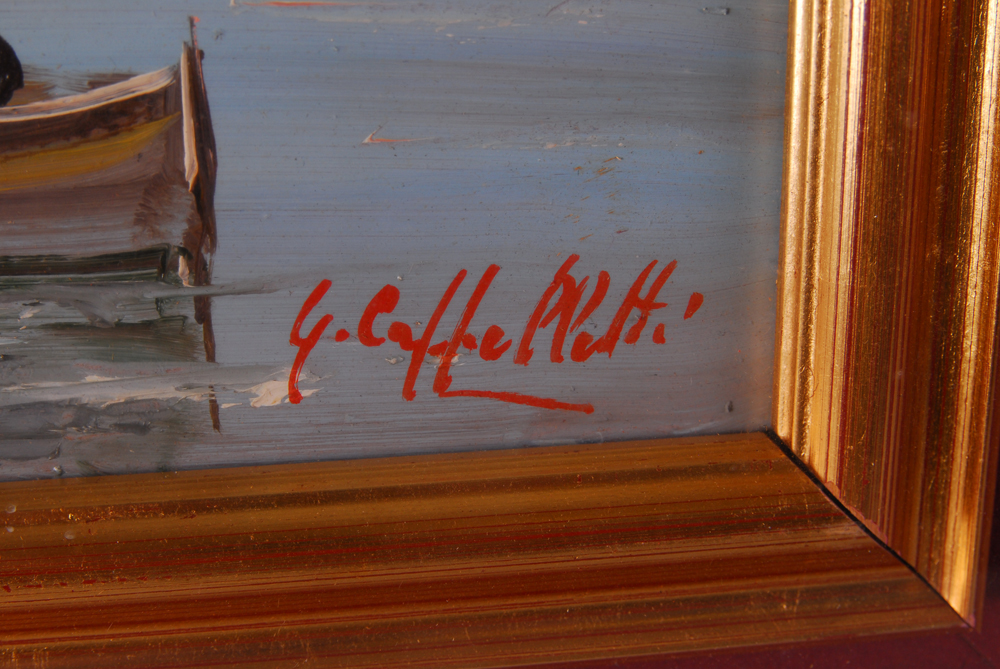 G. Cappelletti Landscape Oil on Canvas