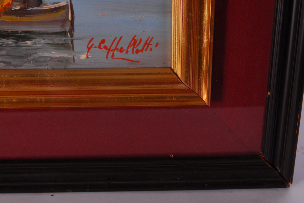 G. Cappelletti Landscape Oil on Canvas