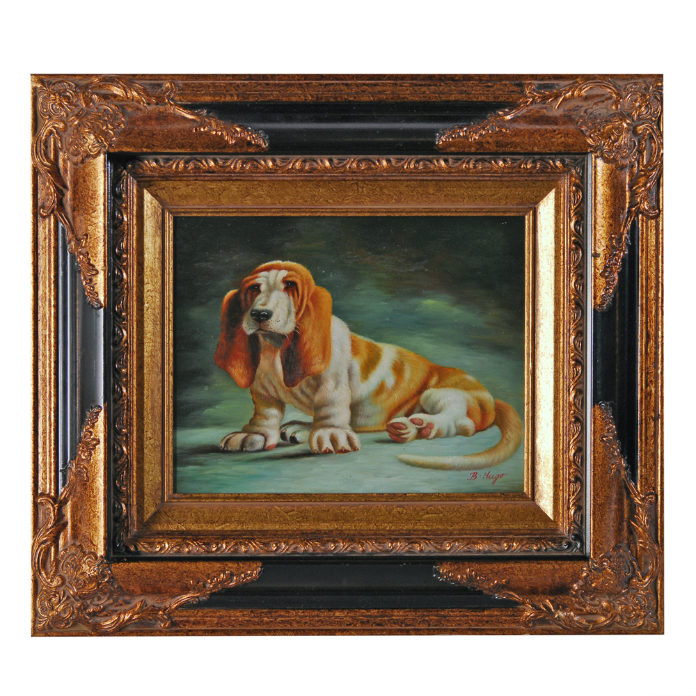 B. Hugo Oil on Board Painting