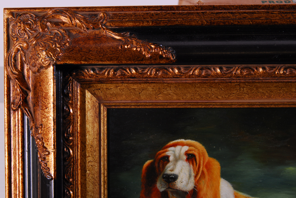 B. Hugo Oil on Board Painting