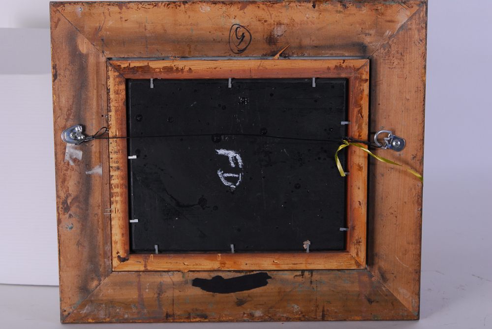 B. Hugo Oil on Board Painting