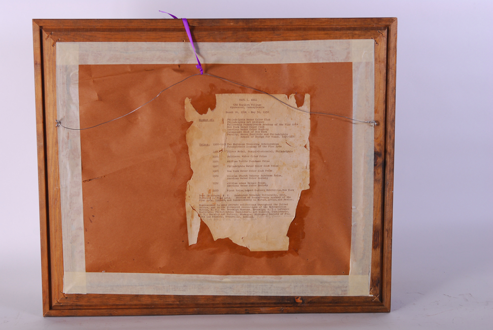 Paul Gill Original Watercolor Painting