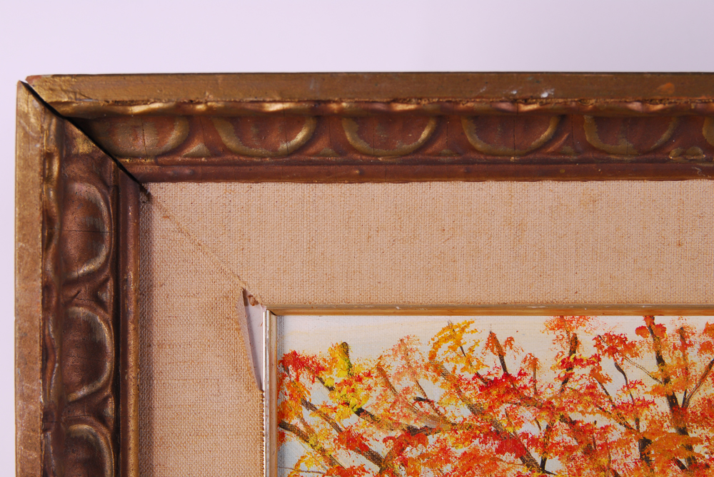 W. Neumann Fall Landscape Painting