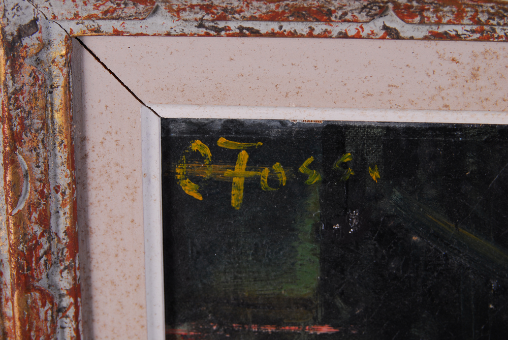 Oliver Foss Cityscape Oil Painting