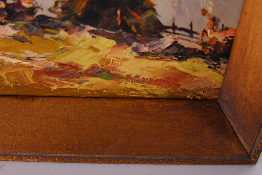 Franz Krynitz Oil on Board Painting