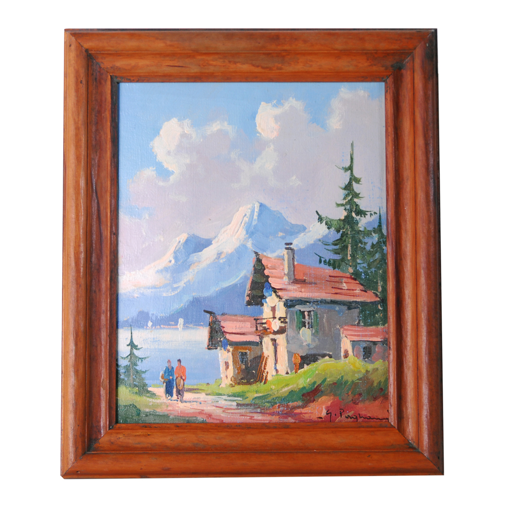 Giovanni Pagliarini Oil on Canvas Painting