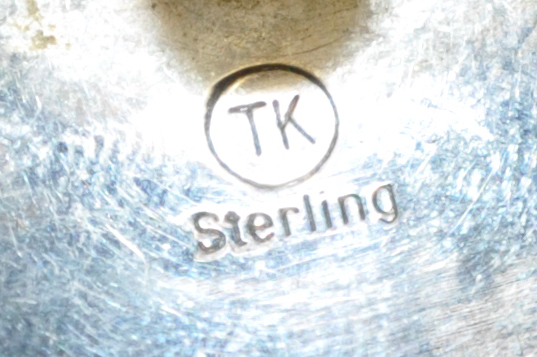 Leroy Begay Sterling Bracelet And Earrings