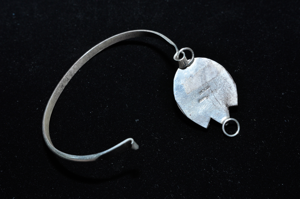 Leroy Begay Sterling Bracelet And Earrings