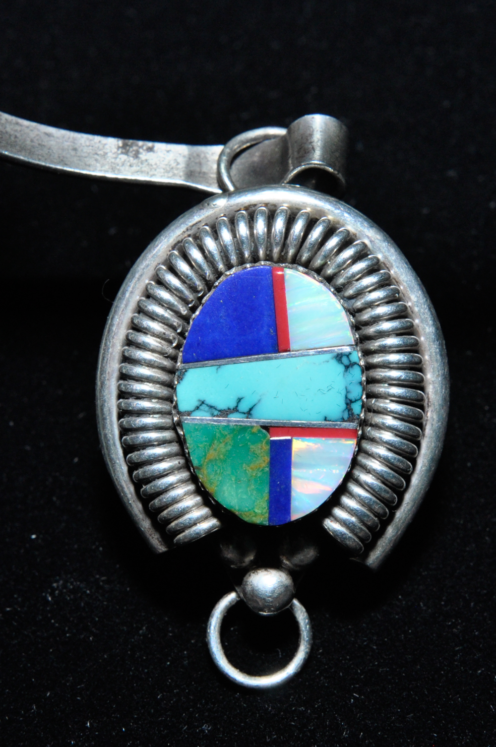 Leroy Begay Sterling Bracelet And Earrings