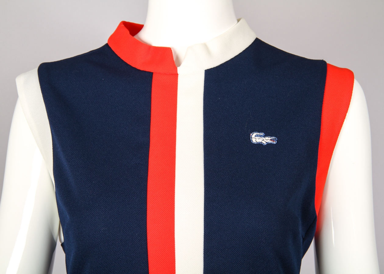 1970's Women's Lacoste Sleeveless Chemise Scooter Dress