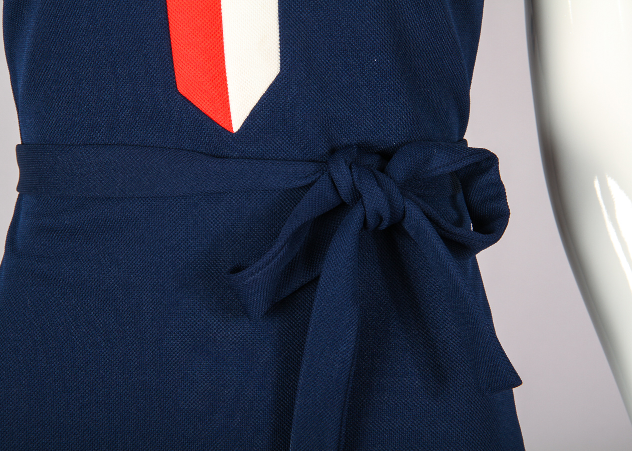 1970's Women's Lacoste Sleeveless Chemise Scooter Dress