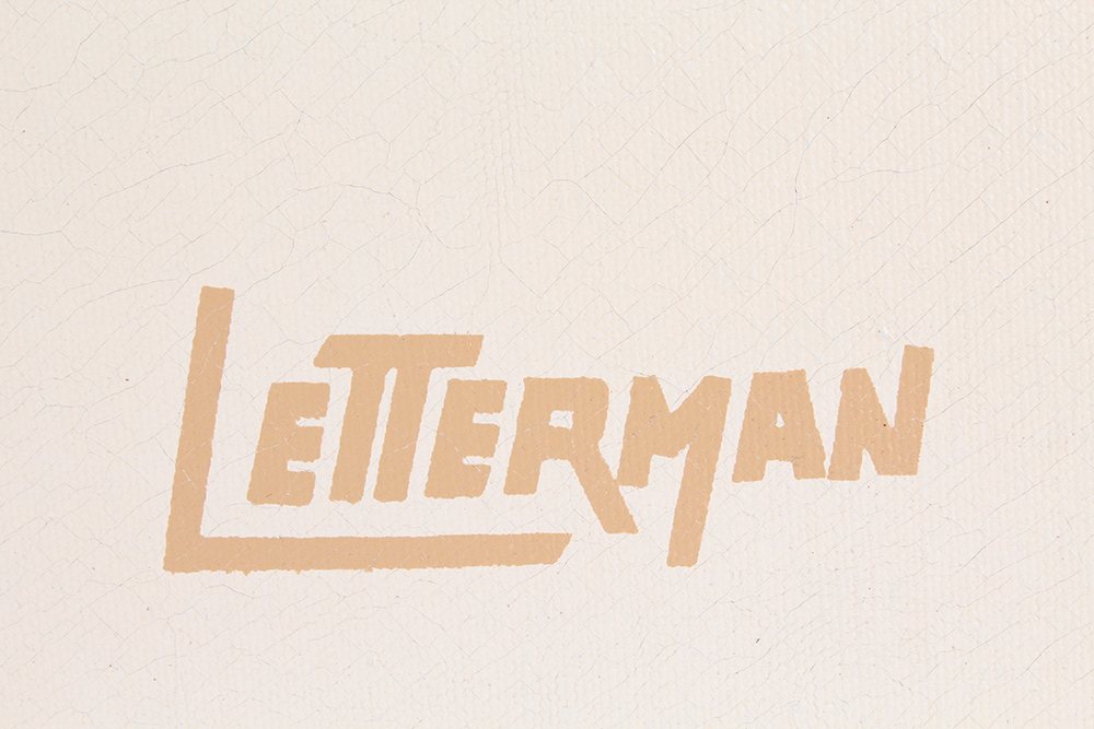 1970s Letterman Serigraph