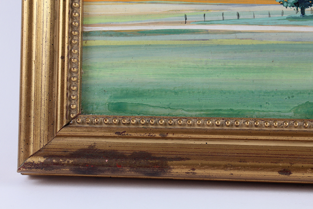 Rebecca Barker Signed Acrylic Painting "In the Country"