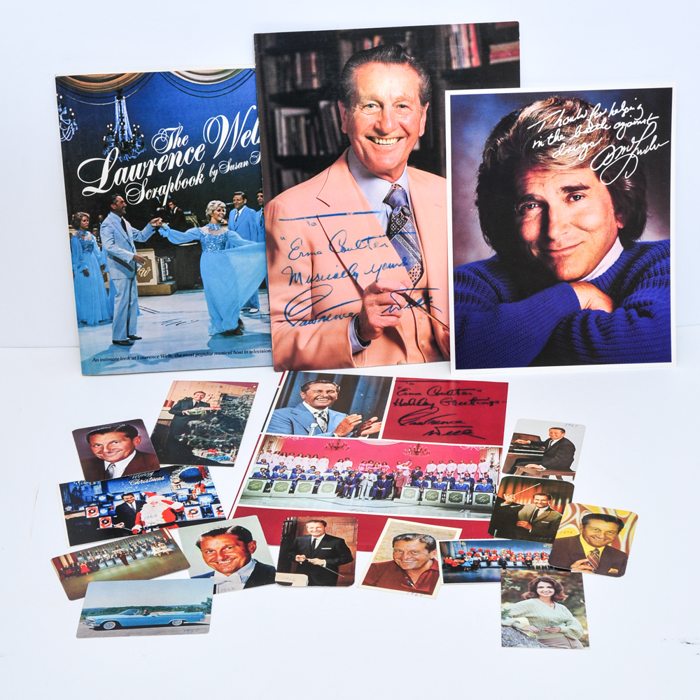 Two Lawrence Welk Autographs and More