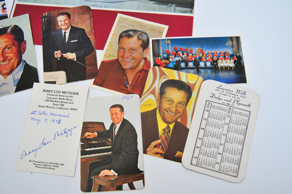Two Lawrence Welk Autographs and More