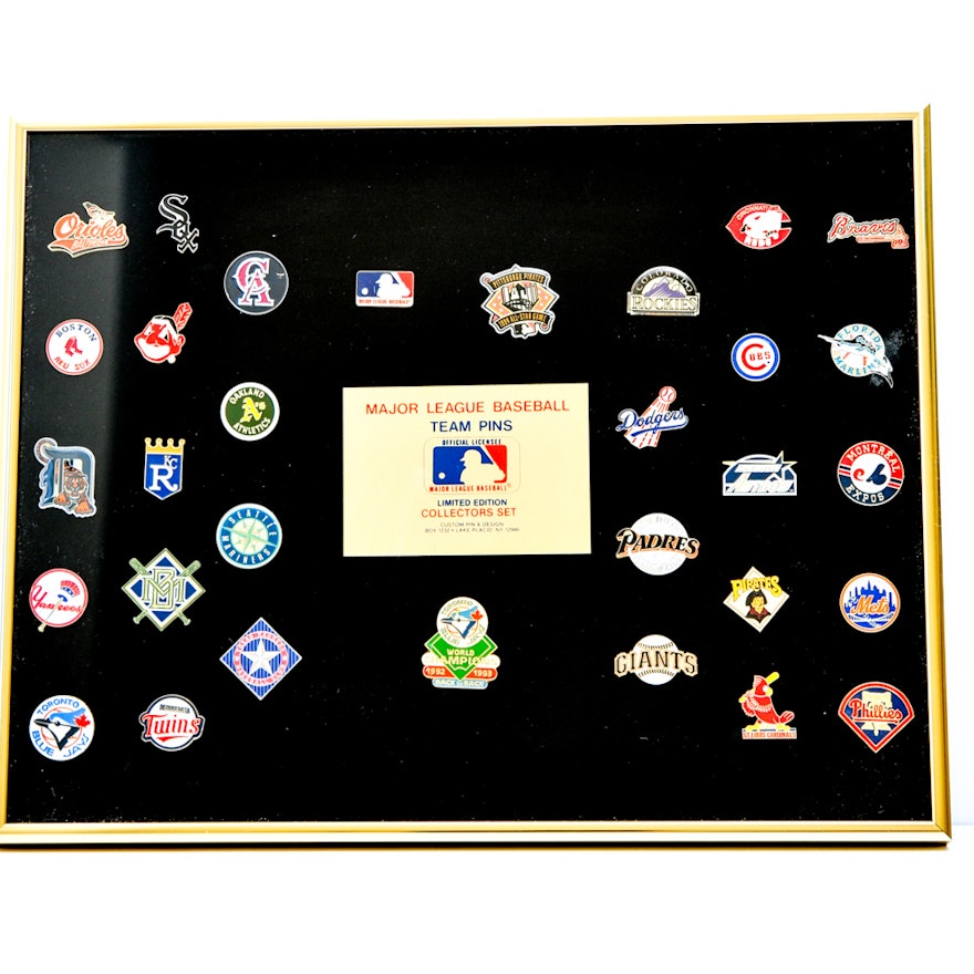 Major League Baseball Team Pins Limited Edition Collector Set