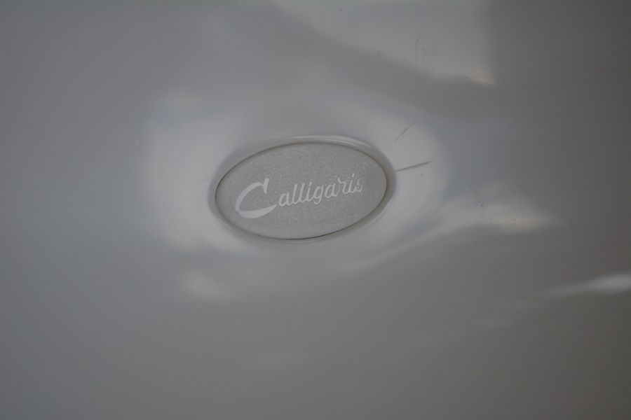 Six Italian Calligaris White/Taupe "Jam" Chairs