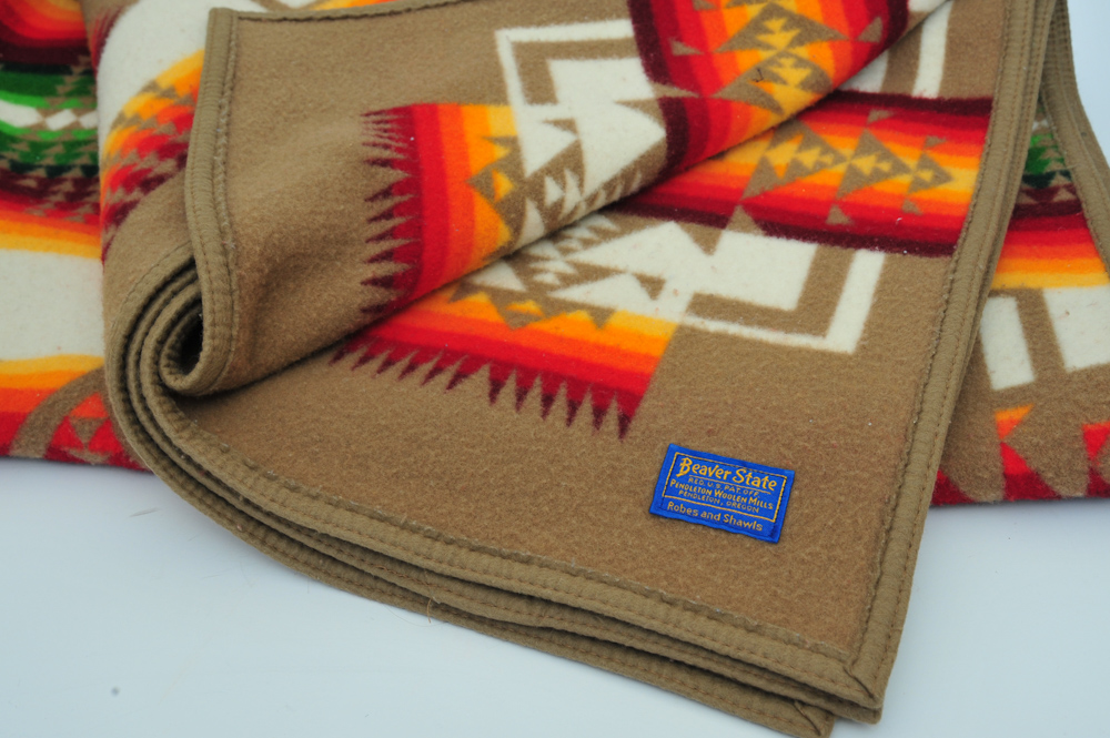Pendleton Beaver State Robes and Shaws Wool Blanket